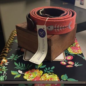 Smathers & Branson Needlepoint Belt